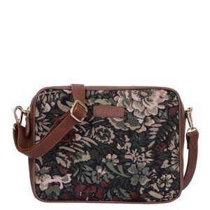 Vintage Pattern Tapestry Fabric Crossbody Sling Bag for Women – Messenger Purse